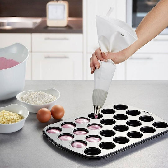 Gefu Set Pungi De Patiserie Metalice 20cm 5 Bucăți 14330