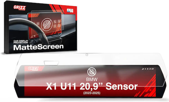 Grizzglass Folie Mată Grizzglass Protecție Cardisplay Bmw X1 U11 Sensor 2023-2025