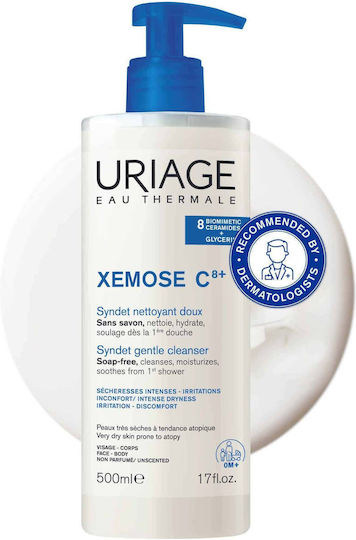 Uriage Xemose Gel Facial Cleanser With Soothing Action 500ml