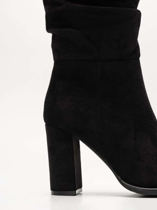 Suede Γυναικείες Μπότες Μαύρες