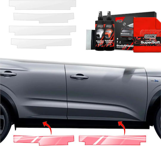 Grizzglass Protective Film Door Sill Grizzglass Bodyshield Renault Austral 2022-2025 4in1