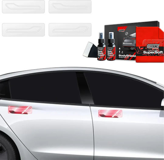 Grizzglass Protective Film Door Handles Grizzglass Bodyshield Tesla Model S 2023-2025 4in1