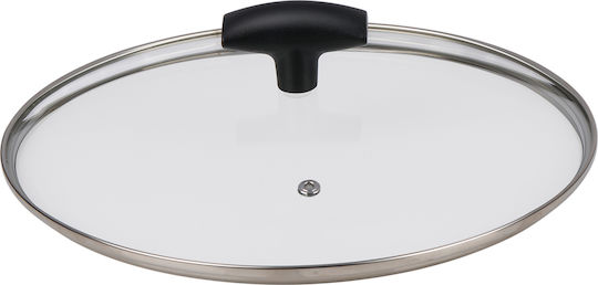 Alpina Aluminum Saute Pan with Lid and Non-Stick Coating 28cm