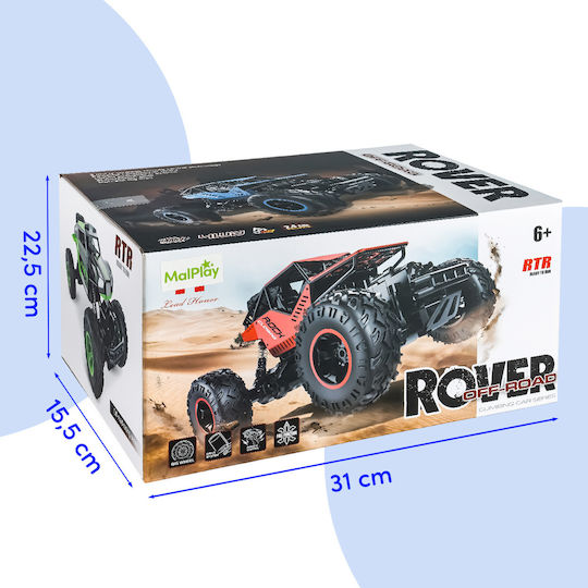 MalPlay Радиоуправляем автомобил 4WD, черен