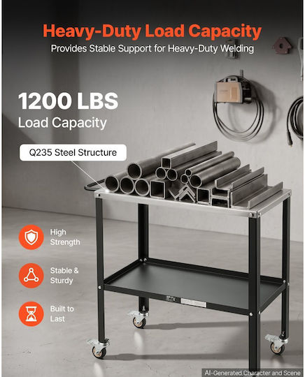 Vevor Welding Table with 544 kg Load Capacity HJGZTYDS1200LS1PD001V0