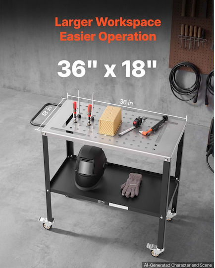 Vevor Welding Table with 544 kg Load Capacity HJGZTYDS1200LS1PD001V0