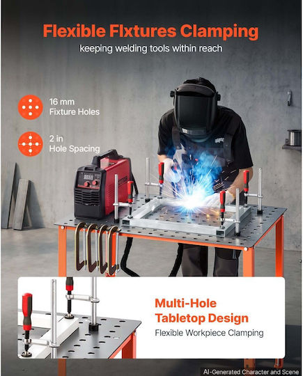 Vevor 363 kg Load Capacity Welding Table HJGZTGDS800LTB9YK001V0