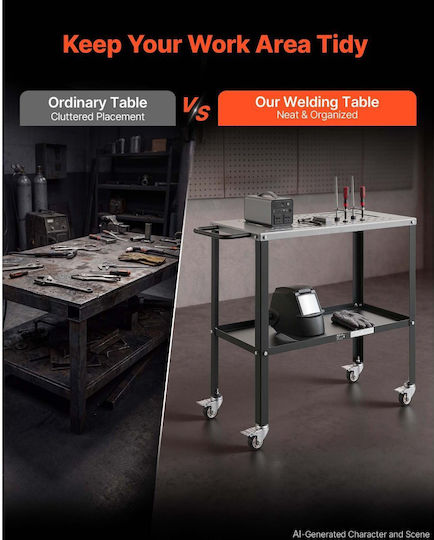 Vevor Welding Table with 544 kg Load Capacity HJGZTYDS1200LS1PD001V0