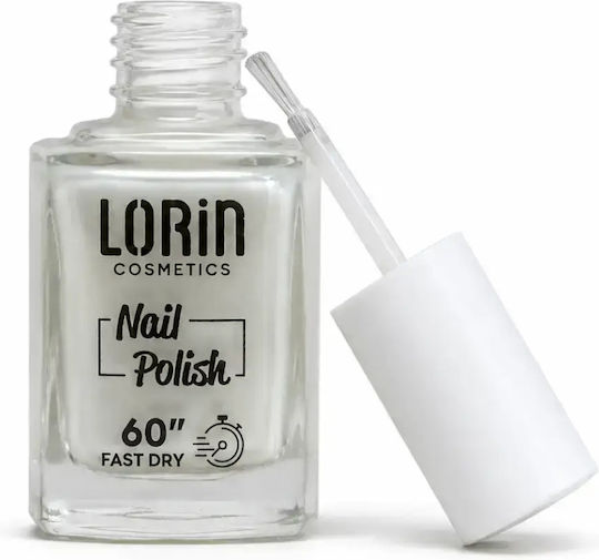 Lorin Glossy Nail Polish Quick Dry 104 Pearl White 13ml