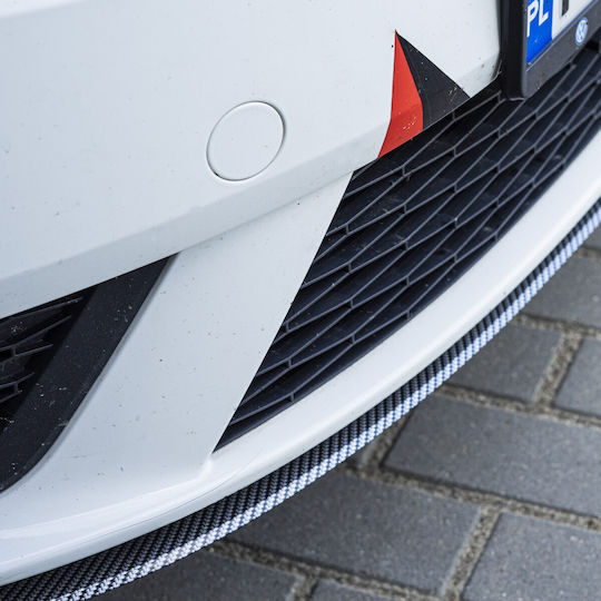 Einparts Protecții Bandă pentru Bară Auto 2.5m 1buc Negru
