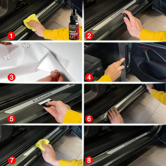 Grizzglass Protective Film Under the Door Handles Bodyshield Audi Q3 Sportback 2018-2025 4 in 1