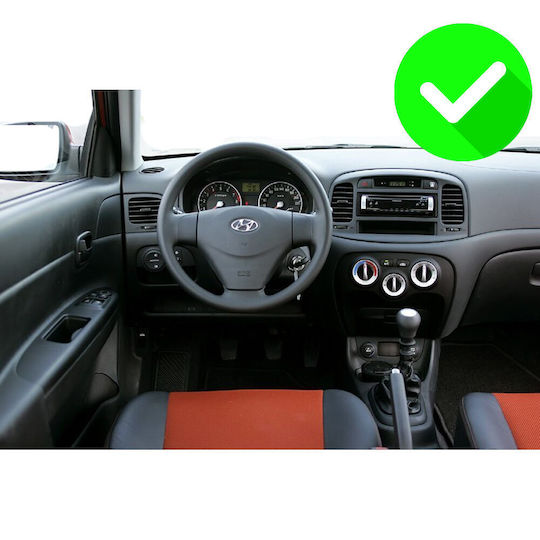 Carmedia Auto-Audiosystem für Hyundai Accent 2005-2012 mit Touchscreen 9" Bluetooth USB WiFi GPS Apple CarPlay Android Auto