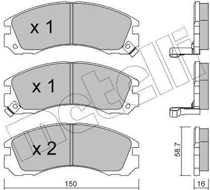 Renault Adb01715 Hintere Bremsscheiben Set