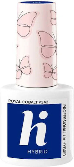 Hi Hybrid 342 Royal Cobalt Semi-permanent Nail Varnish 5 Ml