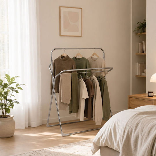 Relaxdays 78.5x106.5cm Grey Inox