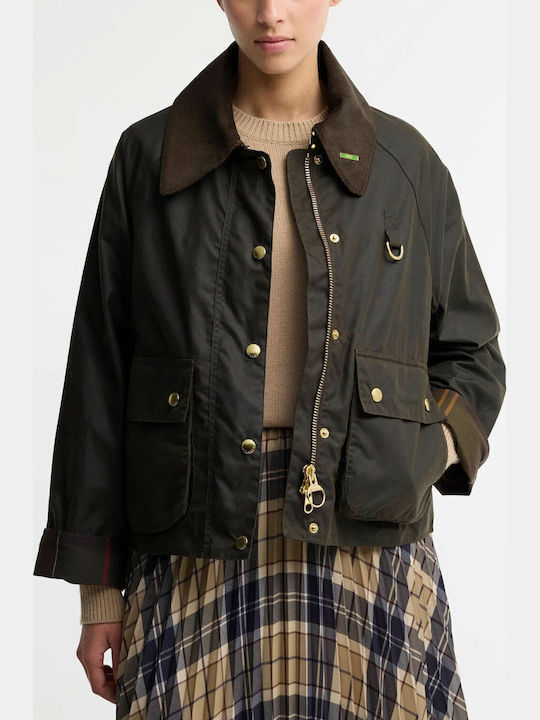 Barbour Icons Modern Spey Wax Damenjacke für den Winter Olive/Classic