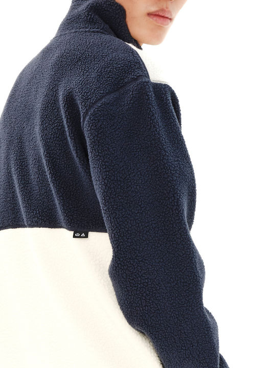 Ανδρική Ζακέτα Fleece Off White/dusky Blue