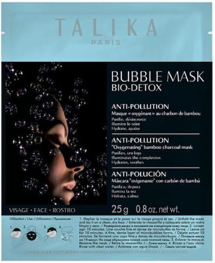 Talika Bubble Bio Detox 1Τμχ Gesichts- & Augenmaske 25gr