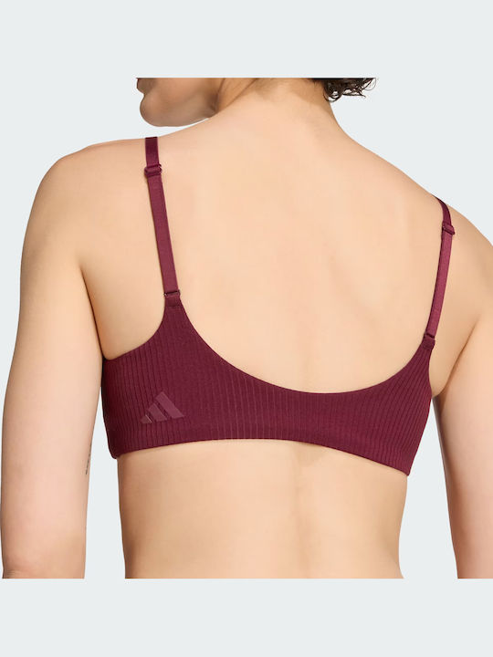 adidas All Me Γυναικείο Μπουστάκι Μπορντώ με Αφαιρούμενη Ενίσχυση