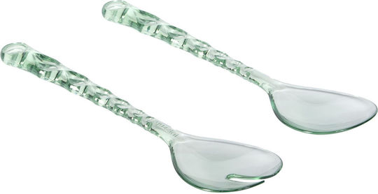 Guzzini 2-Piece Green Serving Utensil Set Vanity