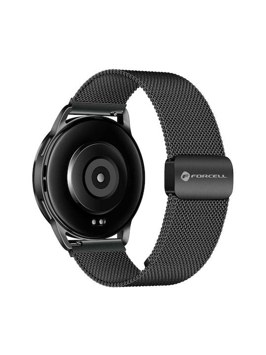 Forcell Strap To Samsung Galaxy Watch F-design Fs11 Magnetic Steel 22mm Black Forcell Strap To Samsung Galaxy Watch F-design Fs11 Magnetic Steel 22mm Black