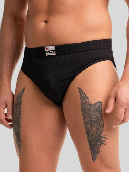 Men's Black Slips 6-Pack