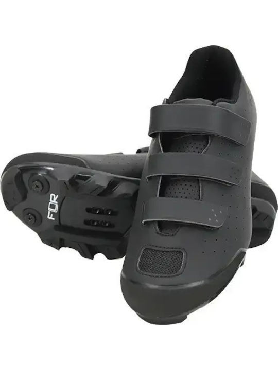 FLR Unisex Niedrige Schwarze Mountainbike-Schuhe
