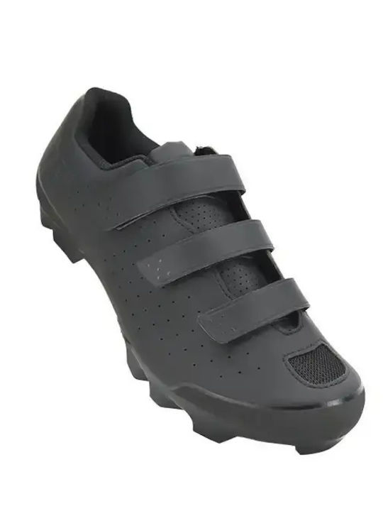 FLR Unisex Niedrige Schwarze Mountainbike-Schuhe