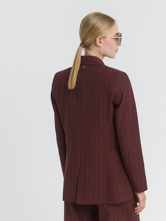 Namaste Women's Blazer Wine