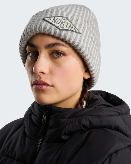 Salty Beanie Unisex Knitted Beanie in Grey