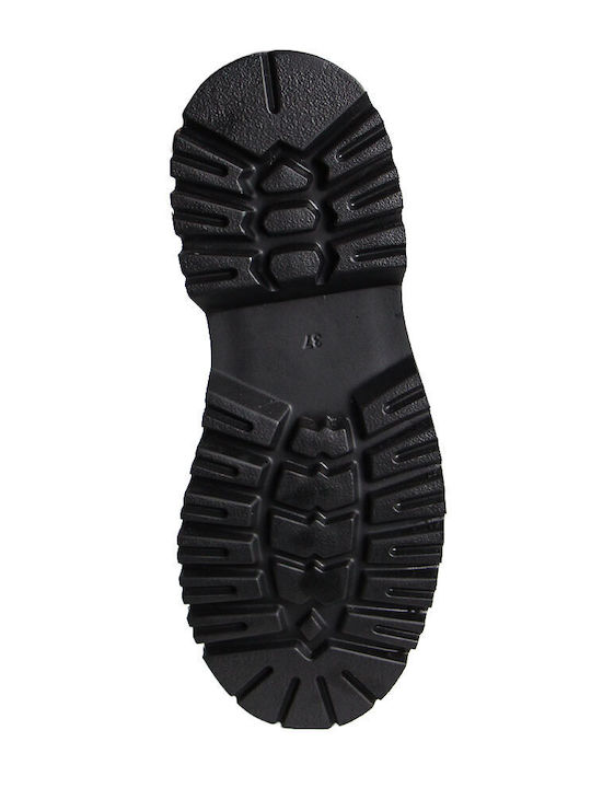 Damen-Oxfords aus Leder in Braun