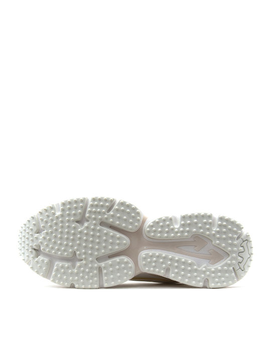 Men's Sneakers Silver-White