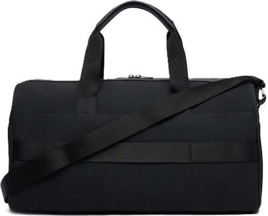 Tommy Hilfiger Black Fabric Backpack Duffle Bag