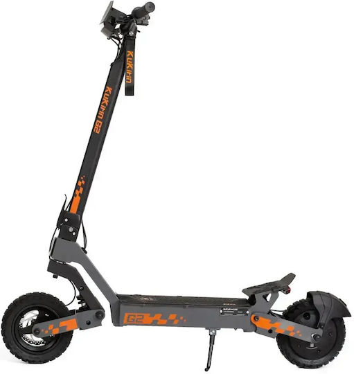 KuKirin G2 Pro VMP Trotinetă Electrică cu Viteză Maximă de 25 km/h și Autonomie de 65 km în Culoare Neagră