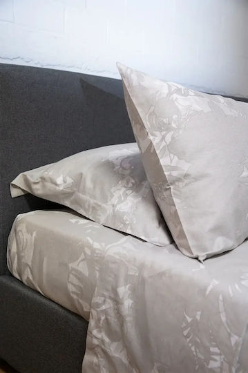 Viokarpet Diamond 252 Комплект Чаршафи King Size 270x280 см Amethyst Beige (4 бр.)