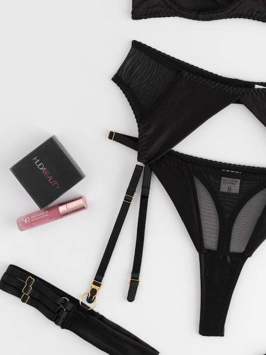 Decoro Dessous-Set mit Slip Schwarz Decoro Dessous-Set mit Slip Schwarz
