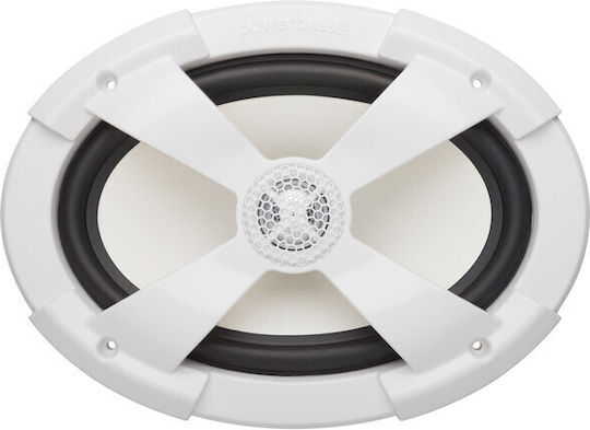 PowerBass Set Marine-Lautsprecher 6x9" mit 120W RMS Weiß