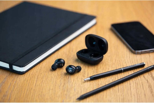 Crew 02 In-ear Bluetooth Handsfree Earphones with Sweat Resistance and Charging Case Black