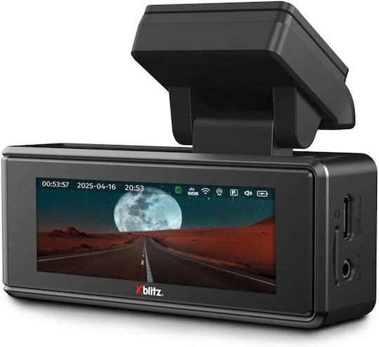 Xblitz Комплект Камера DVR за автомобил 1440P със Дисплей 3.2" Wi-Fi, GPS и Задна Камера