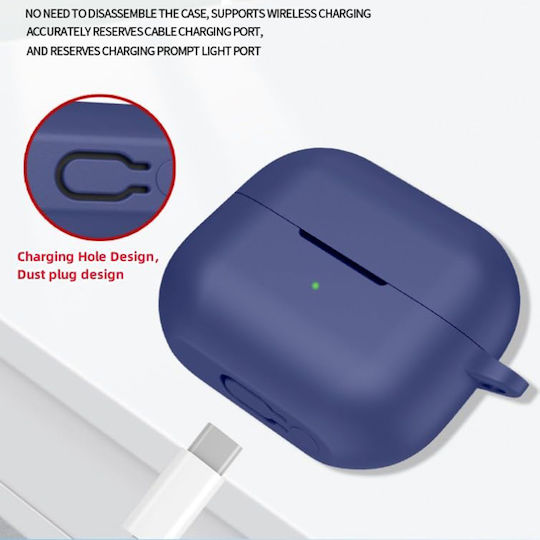 Techsuit Θήκη Σιλικόνης σε Πράσινο χρώμα για Apple AirPods 4 / 5