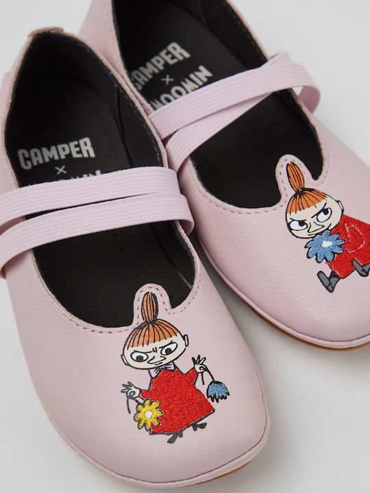 Детски балеринки с ластик розови X Moomin