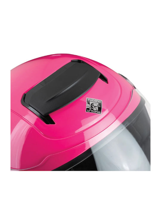 Tucano Urbano El' Kid Gloss Roz Cască Moto Copii Jet ECE 22.06 900gr