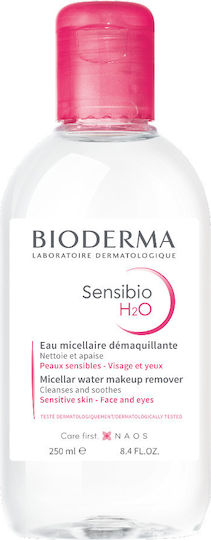 Bioderma Sensibio H2O Лосион Премахване На Грим За Лице И Очи 250мл