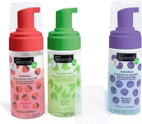 IDC Institute Green Tea Facial Cleansing Foam for Oil Control and Moisturizing Action 120ml