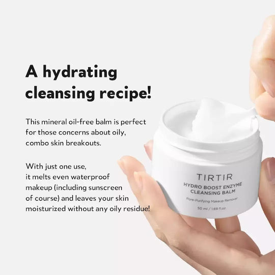 Tirtir Balsam Enzimatic Hydra Boost Demachiant Facial cu Acțiune Antioxidantă și Controlul Sebumului 120ml