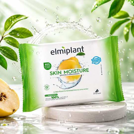 Elmiplant Șervețele Demachiant Față 25 Bucăți