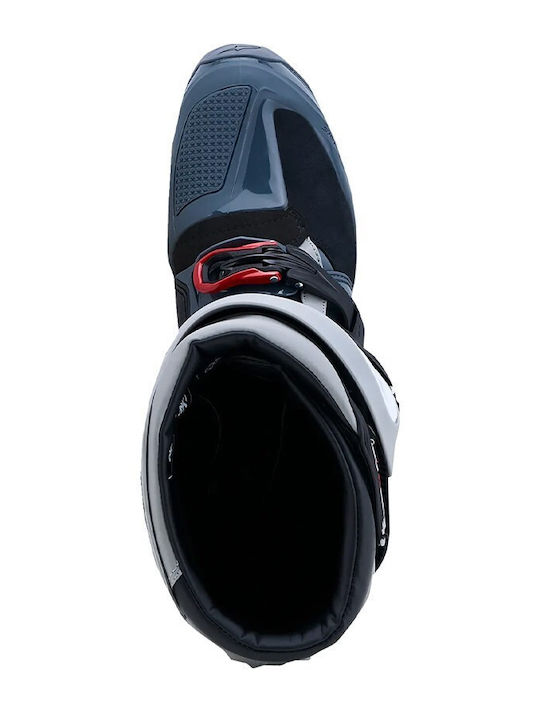 Alpinestars Tech 7 Enduro Cizme Moto Impermeabile pentru Bărbați Drystar Gri/Roșu