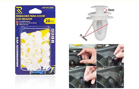 Cleme Plastice Auto 20buc