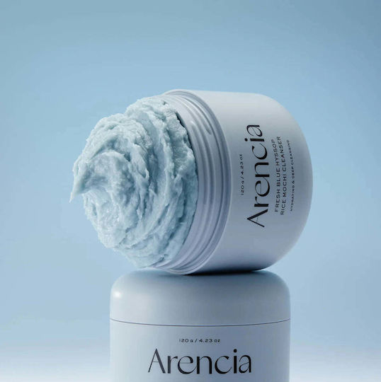 Arencia Fresh Blue Hyssop Rice Mochi Gesichtsreinigungscreme Für Kontrolle Der Fettigkeit & Aufhellung 120 g