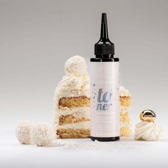 Hair Toner, Vegan, Ammonia-Free & Hydrogen Peroxide-Free, Coconut Cream, Light Pearl Shade, 100ml